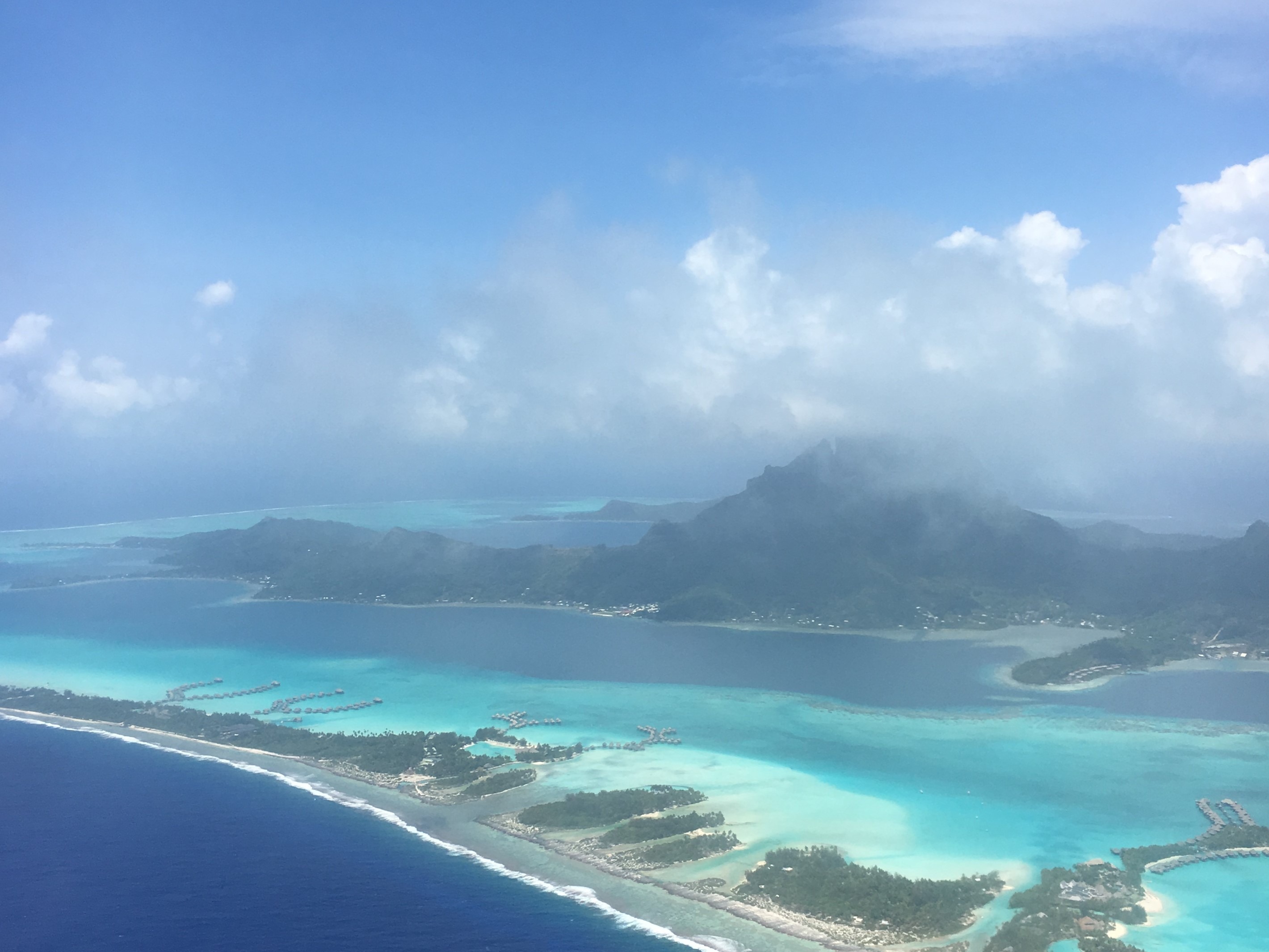 Bora Bora aerial view